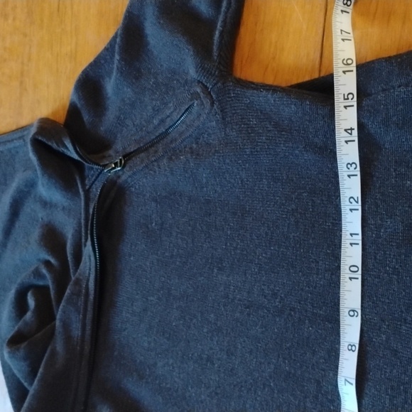 Calvin Klein black/ dark charcoal grey classic dress. Size large. So classic CK. - Picture 15 of 15